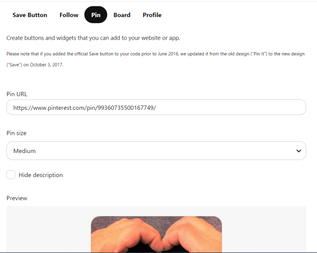 how to optimize content for Pinterest pin it button